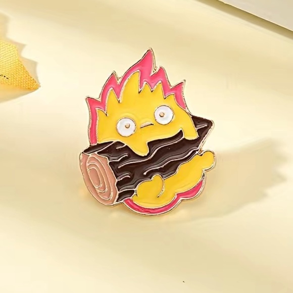 Howl’s Moving Castle Flame Pin - Picture 3 of 5